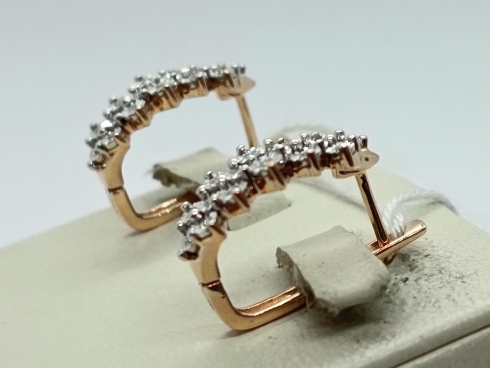 СЕРЬГИ БРИЛЛИАНТ (Au 585)