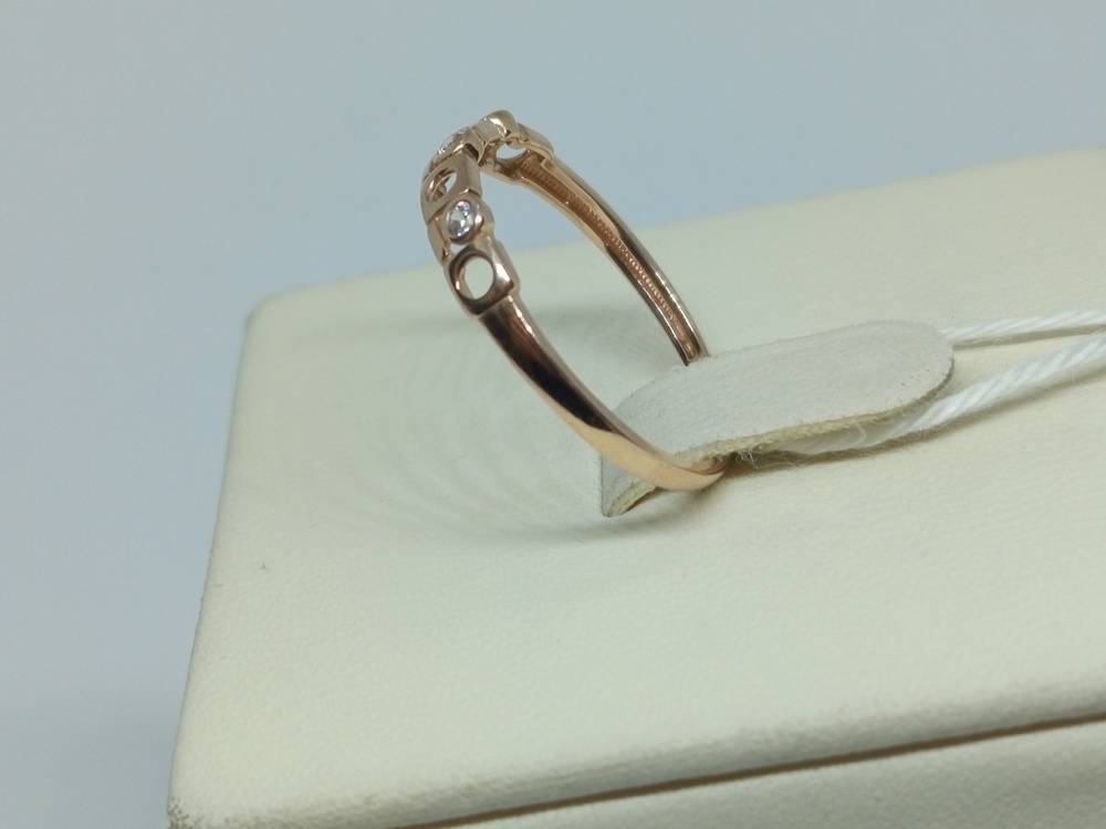 КОЛКМИ585 КОЛЬЦО С КАМНЯМИ (Au 585)