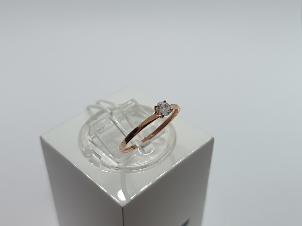 КОЛКМ585 КОЛЬЦО С КАМНЕМ (Au 585)