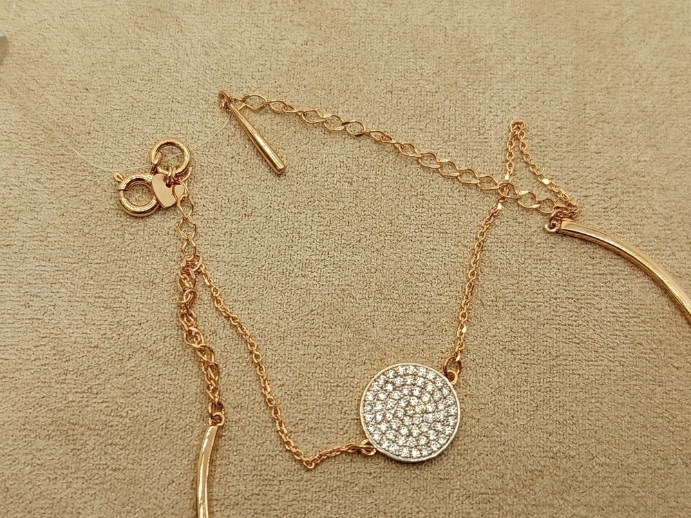 БРАСЛЕТ С КАМНЯМИ (Au 585)