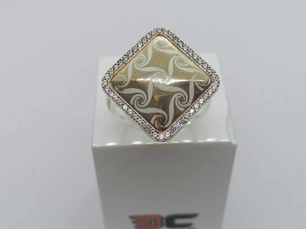 КОЛКМИ585 КОЛЬЦО С КАМНЯМИ (Au 585)