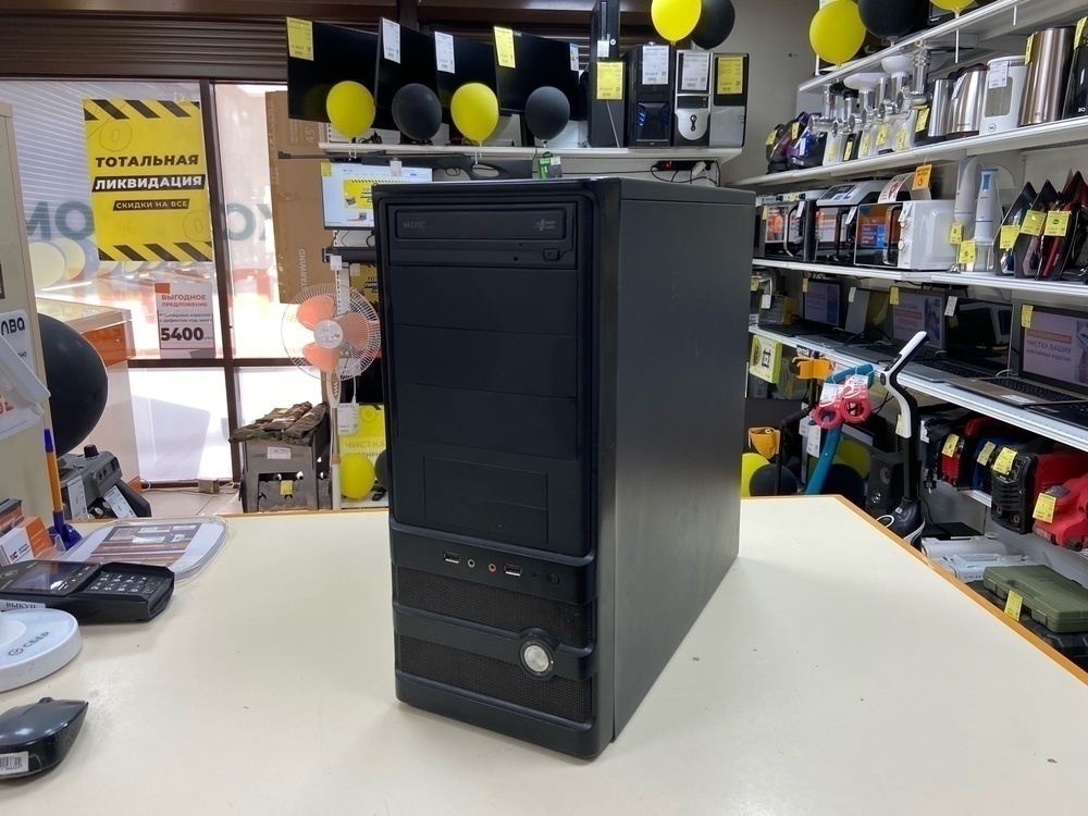 Системный блок DNS; Core i5-6500, GeForce GTX 1050 Ti, 12 Гб, 128 Гб, 1 Tb