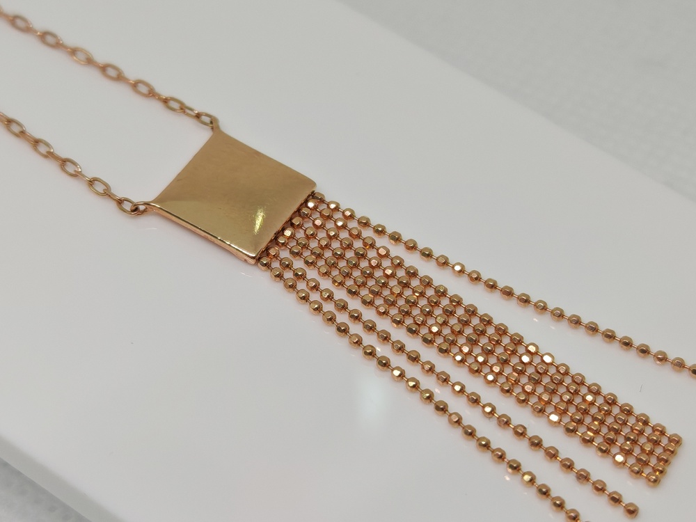 КОЛЬЕ БЕЗ КАМНЯ Au 585