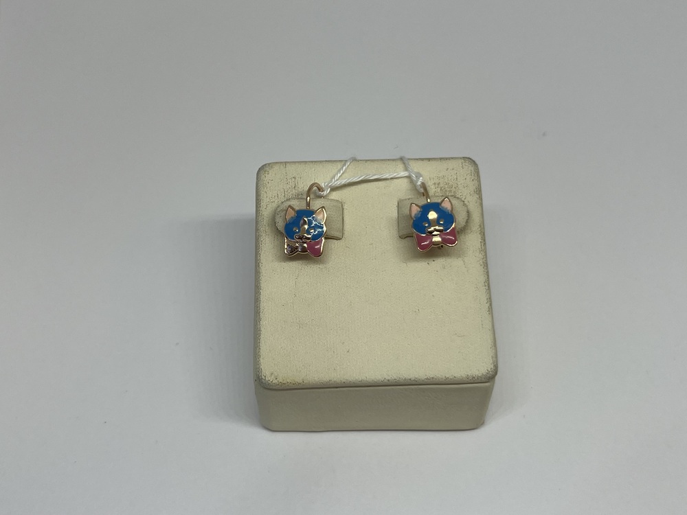 СЕРЬГИ С КАМНЯМИ (Au 585)