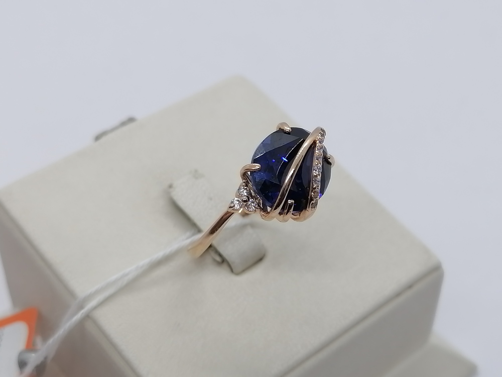 КОЛКМИ585 КОЛЬЦО С КАМНЯМИ (Au 585)