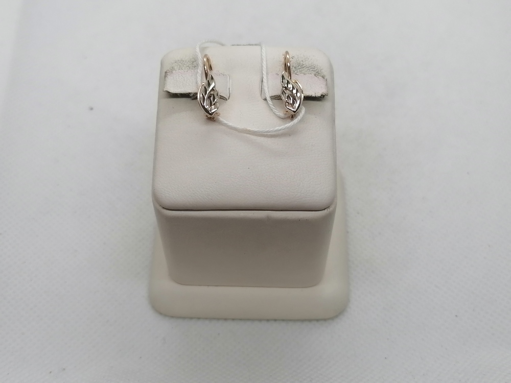 СЕРЬГИ БЕЗ КАМНЯ (Au 585)