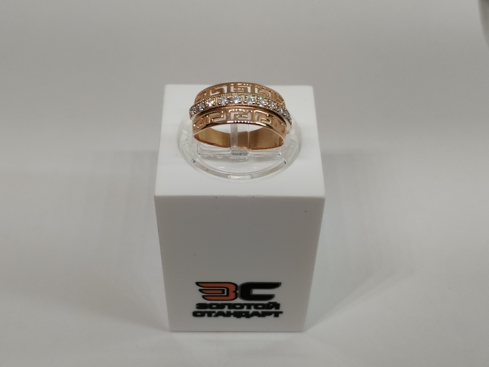 КОЛКМИ585 КОЛЬЦО С КАМНЯМИ (Au 585)