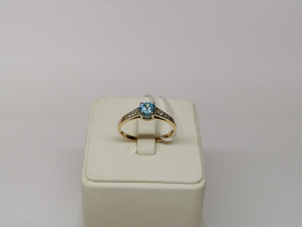 КОЛКМИ585 КОЛЬЦО С КАМНЯМИ (Au 585)