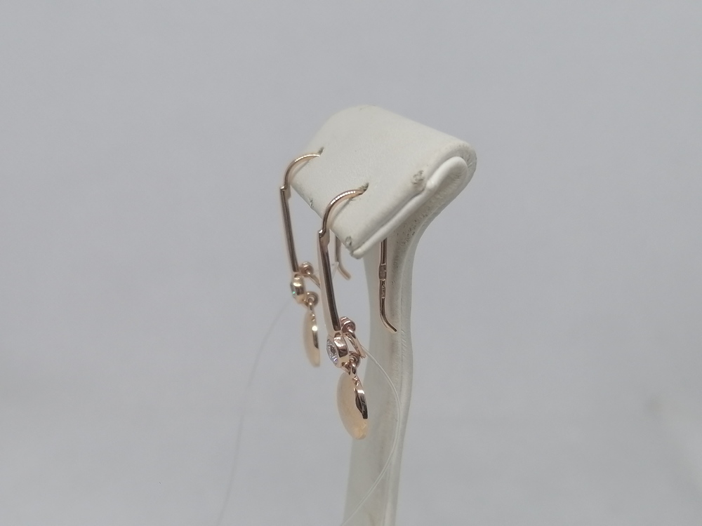 СЕРЬГИ С КАМНЯМИ (Au 585)