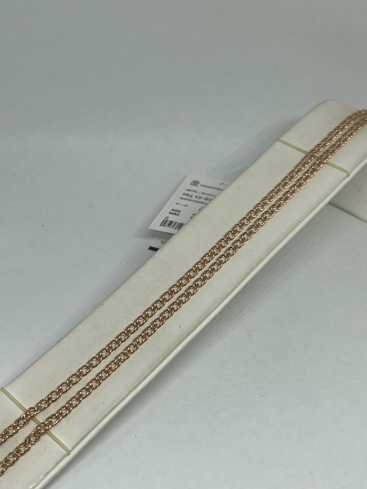 НЦ 12-076ПГ ЦЕПЬ ПУСТОТЕЛАЯ Ромб двойной (Au 585)