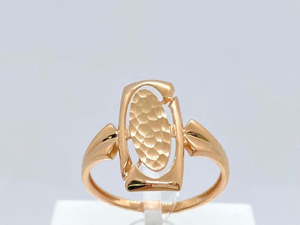 025421-1010 КОЛЬЦО БЕЗ КАМНЯ (Au 585)