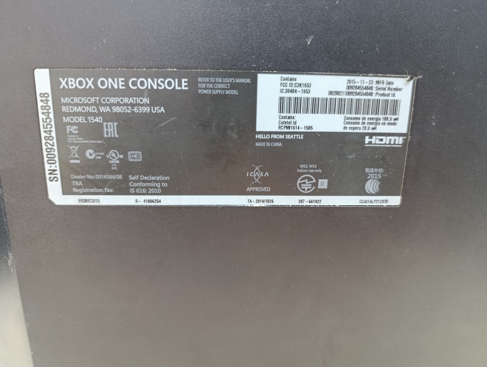 Игровая приставка Xbox One 1 Tb