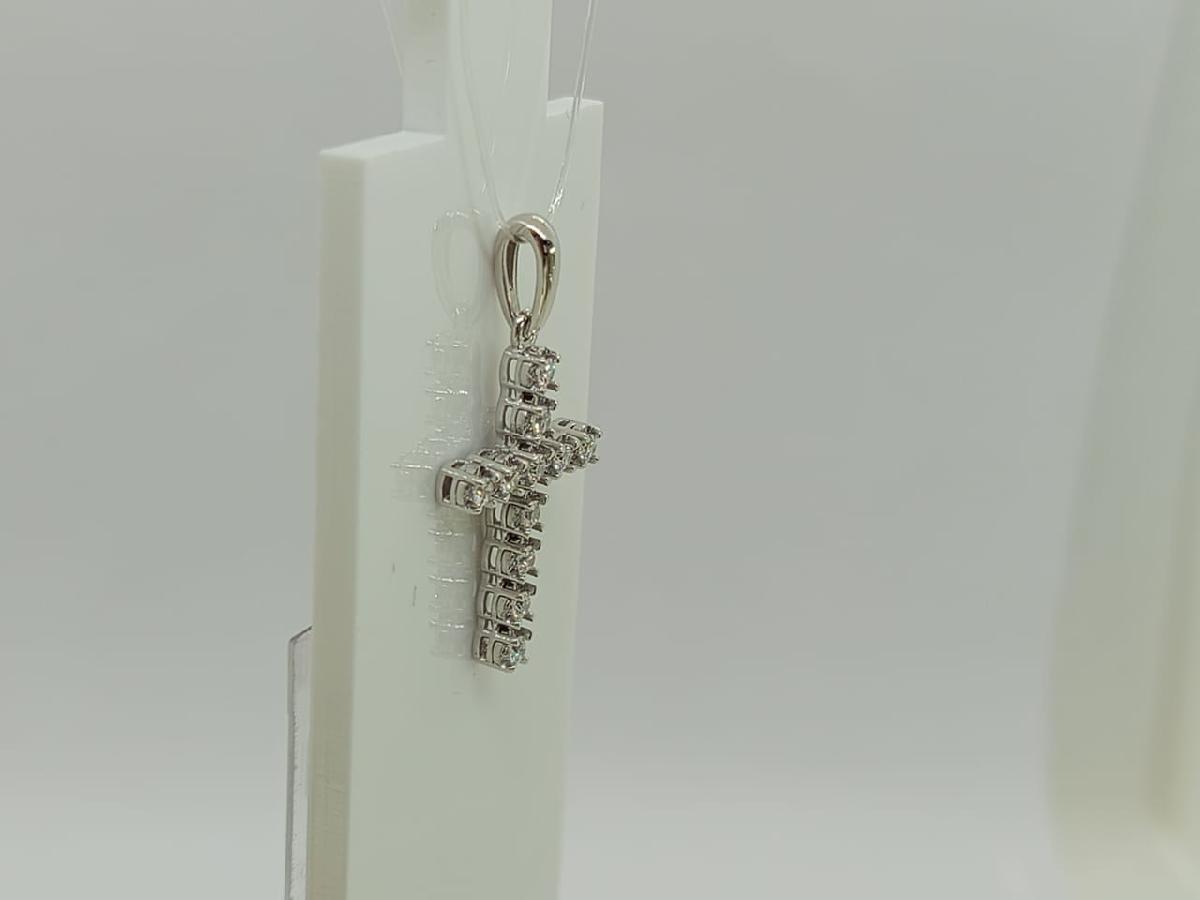 ПОДВЕСКА КРЕСТ Бриллиант (Au 585)