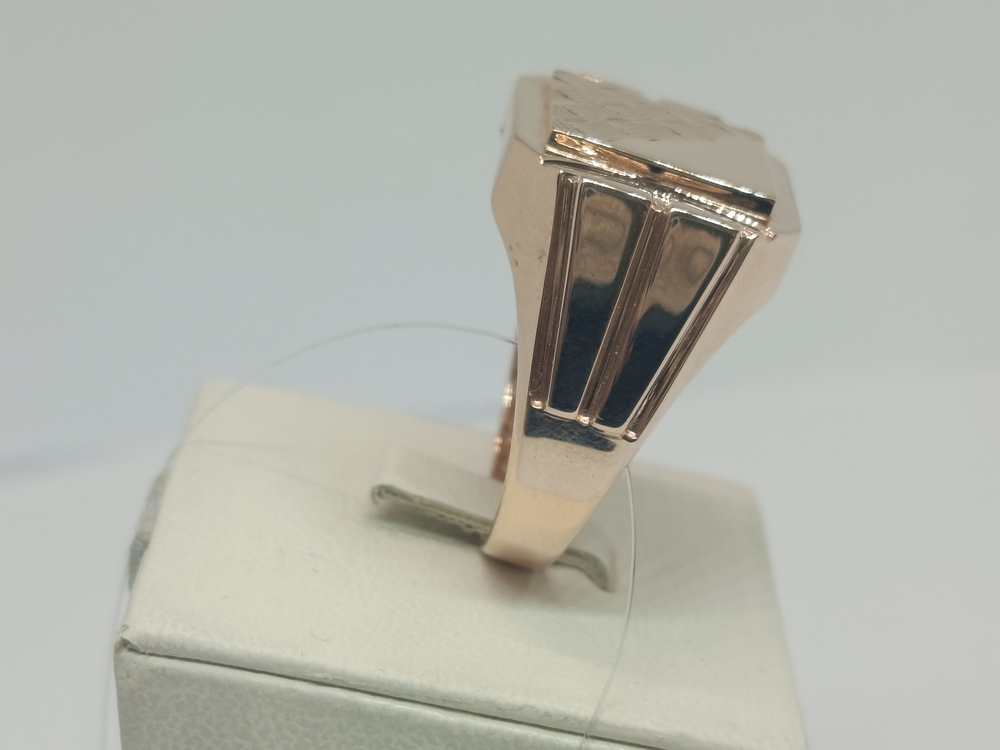 КОЛЬЦО ПЕЧАТКА без камня (Au 585)