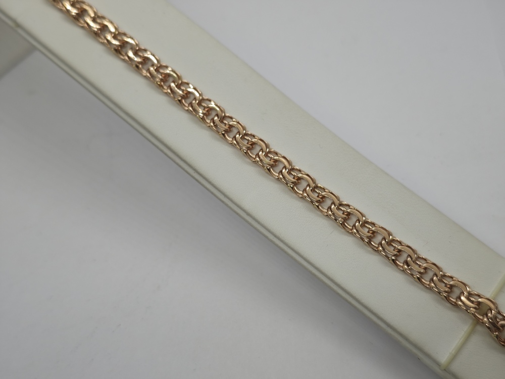 БРАСЛЕТ ПОЛНОВЕСНЫЙ Бисмарк (Au 585)