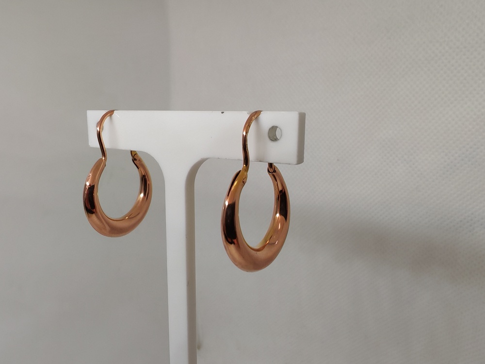 СБКМ583 СЕРЬГИ БЕЗ КАМНЯ (Au 583)