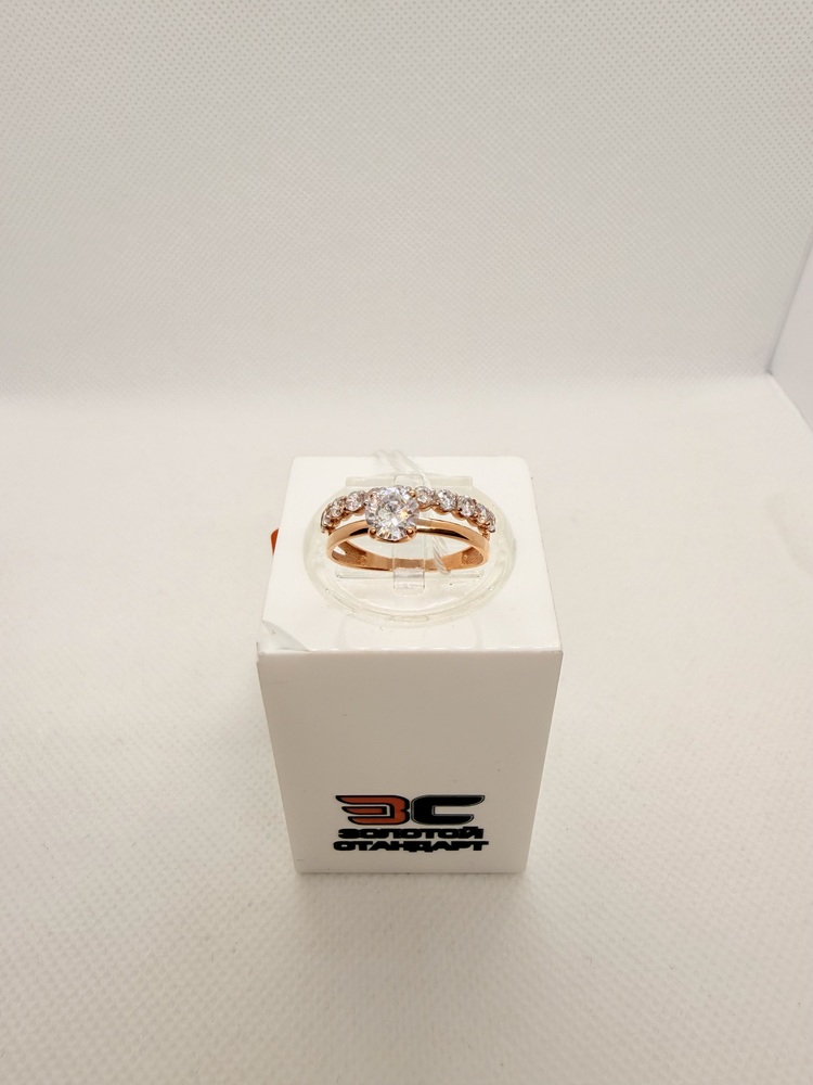 КОЛКМИ585 КОЛЬЦО С КАМНЯМИ (Au 585)