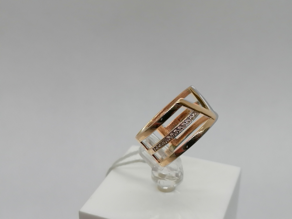 КОЛКМИ585 КОЛЬЦО С КАМНЯМИ (Au 585)