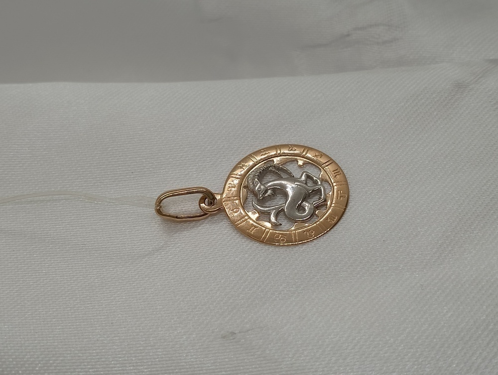 5234/козерог ПОДВЕСКА ЗНАК ЗОДИАКА КОЗЕРОГ (Au 585)