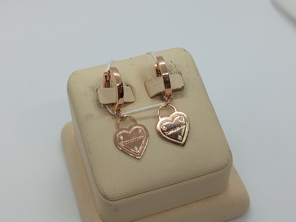 СКМИ585 СЕРЬГИ С КАМНЯМИ (Au 585)