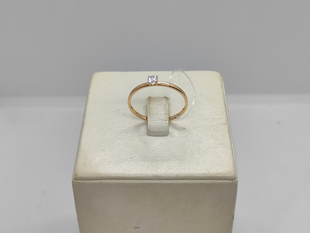 КОЛЬЦО С КАМНЕМ (Au 585)