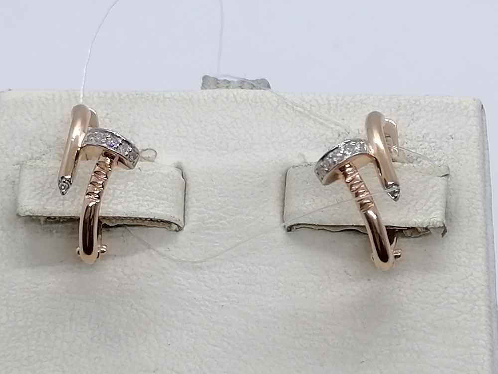 СЕРЬГИ БРИЛЛИАНТ (Au 585)