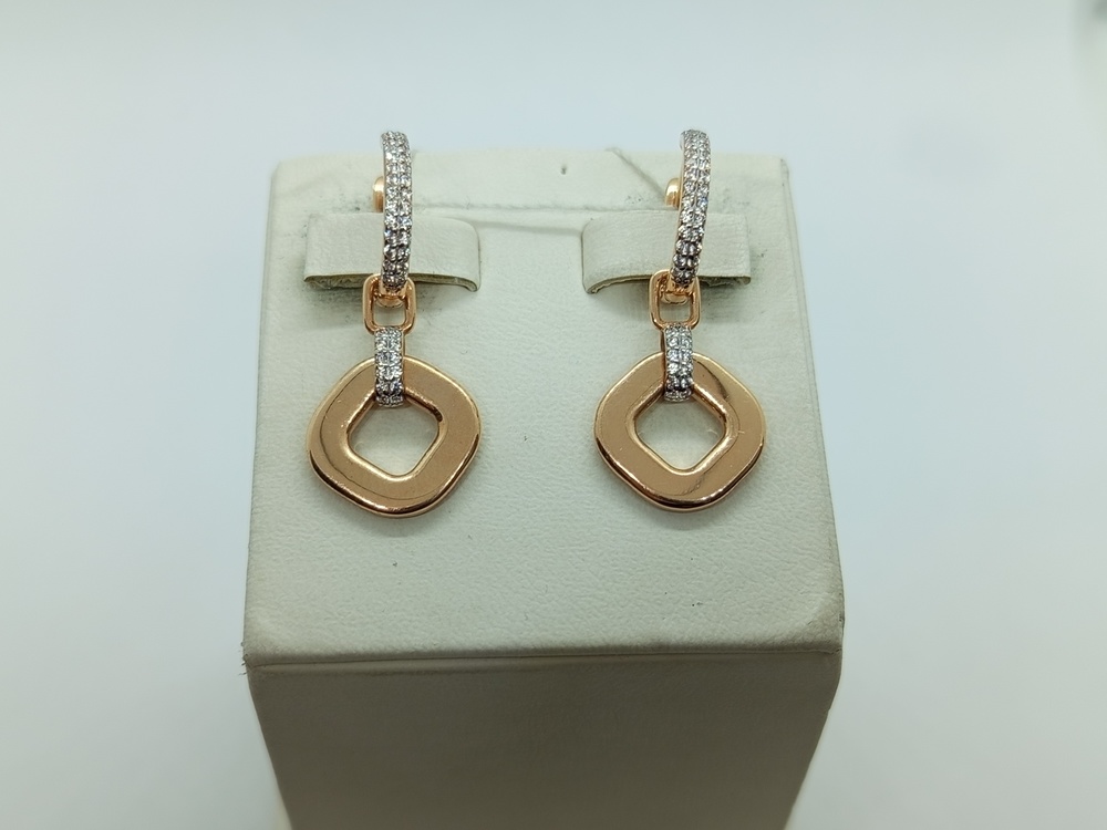 СЕРЬГИ С КАМНЯМИ (Au 585)