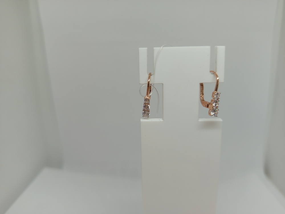 СЕРЬГИ С КАМНЯМИ (Au 585)