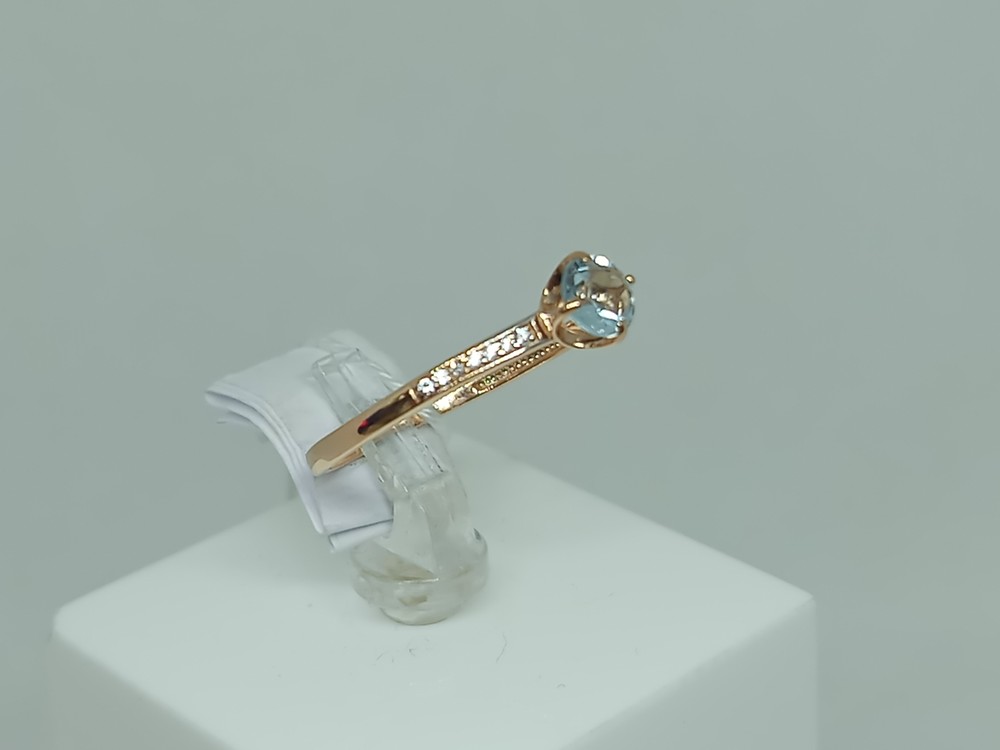 КОЛЬЦО С КАМНЯМИ (Au 585)