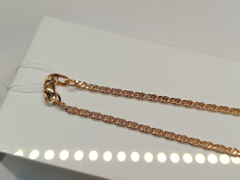 ЦЕПЬ ПУСТОТЕЛАЯ Птичий глаз(глаз пантеры) (Au 585)