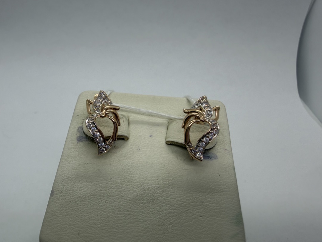 СЕРЬГИ С КАМНЯМИ (Au 585)