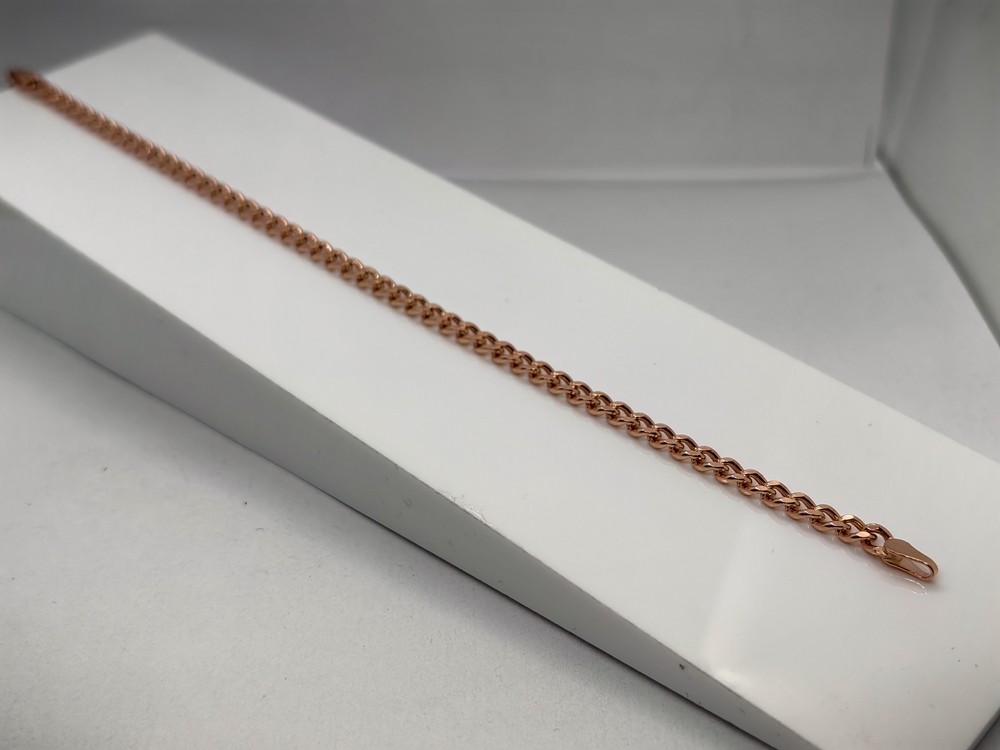 БРАСЛЕТ ПУСТОТЕЛЫЙ Панцирное (Au 585)