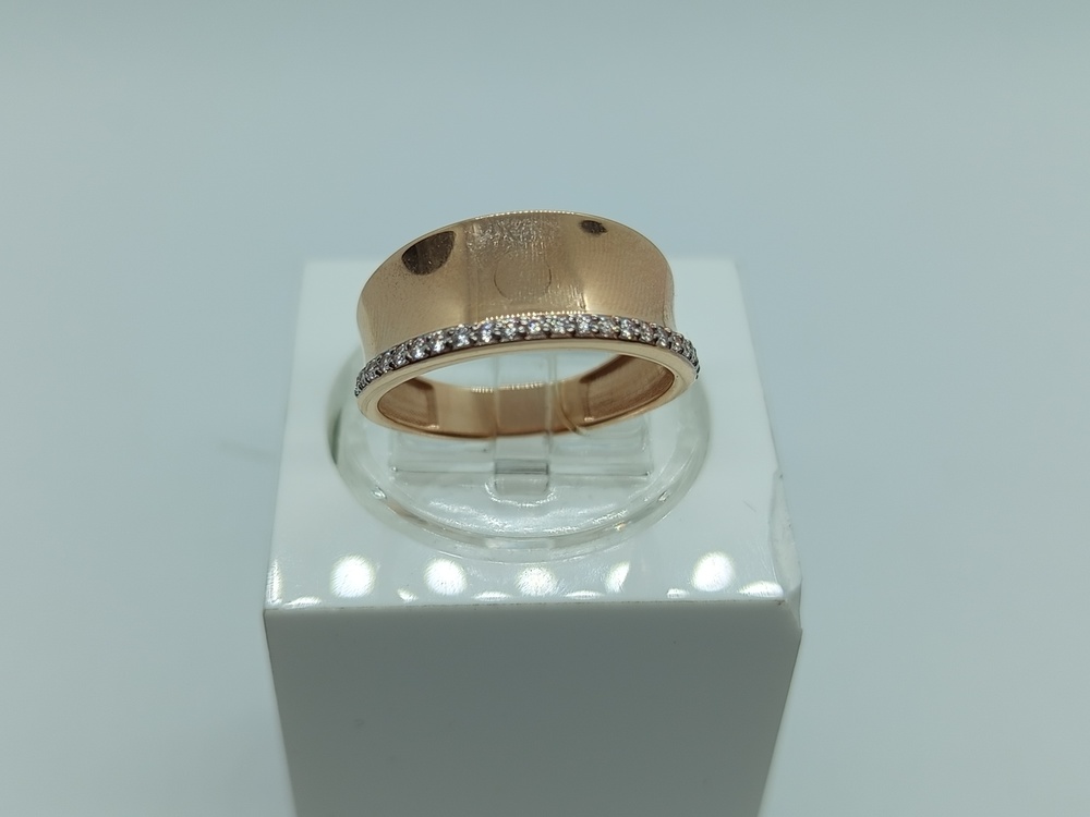 КОЛЬЦО С КАМНЯМИ (Au 585)