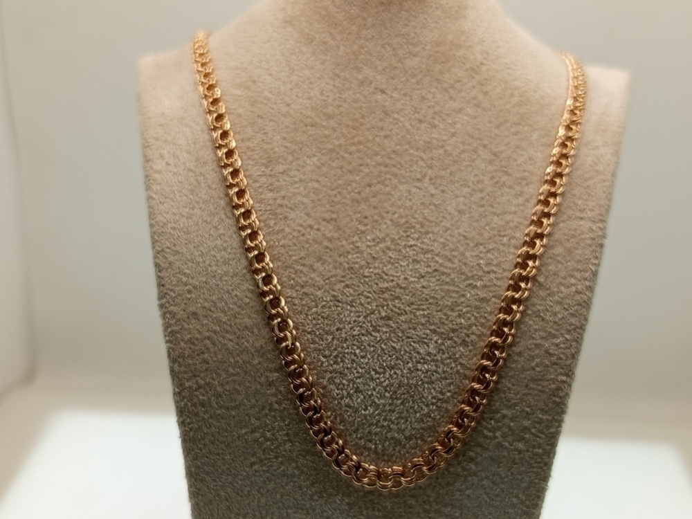 ЦЕПЬ ПУСТОТЕЛАЯ Бисмарк (Au 585)