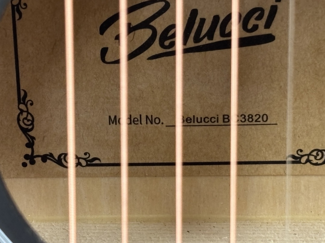 Гитара акустическая Belucci BC3820 BK