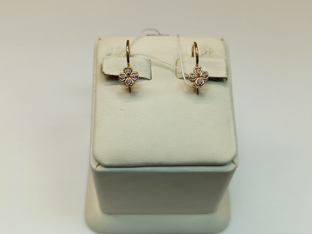 СЕРЬГИ С КАМНЯМИ (Au 585)