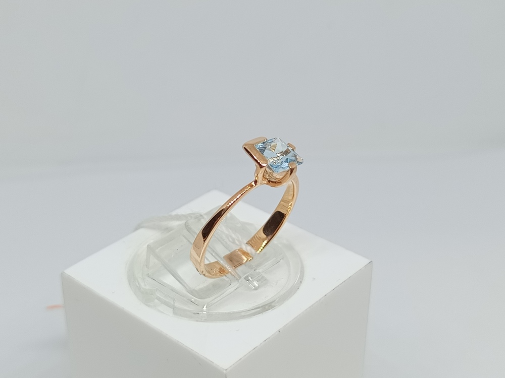 КОЛКМ585 КОЛЬЦО С КАМНЕМ (Au 585)