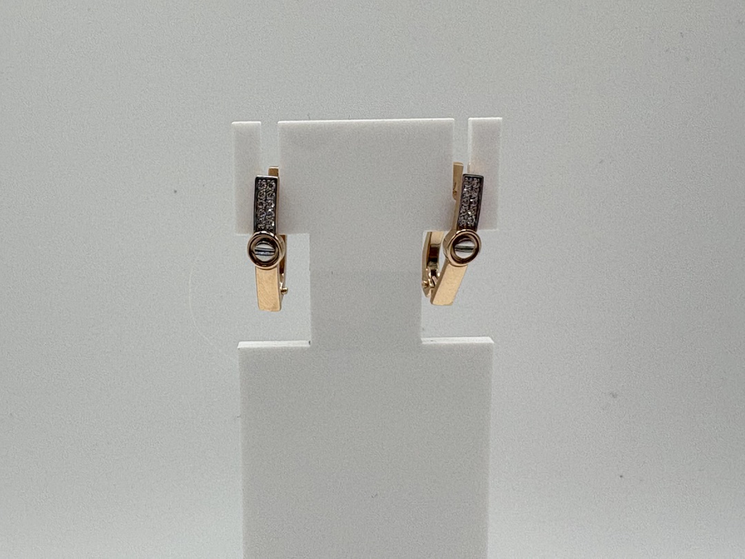 СЕРЬГИ С КАМНЯМИ (Au 585)