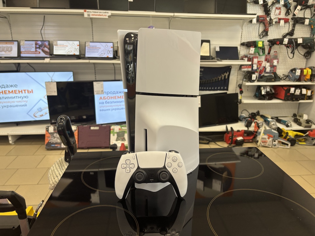 Игровая приставка PlayStation 5 Slim 1TB (С дисководом) Игровая приставка PlayStation 5 Slim 1TB (С дисководом)