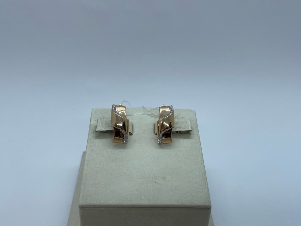 СЕРЬГИ С КАМНЯМИ (Au 585)