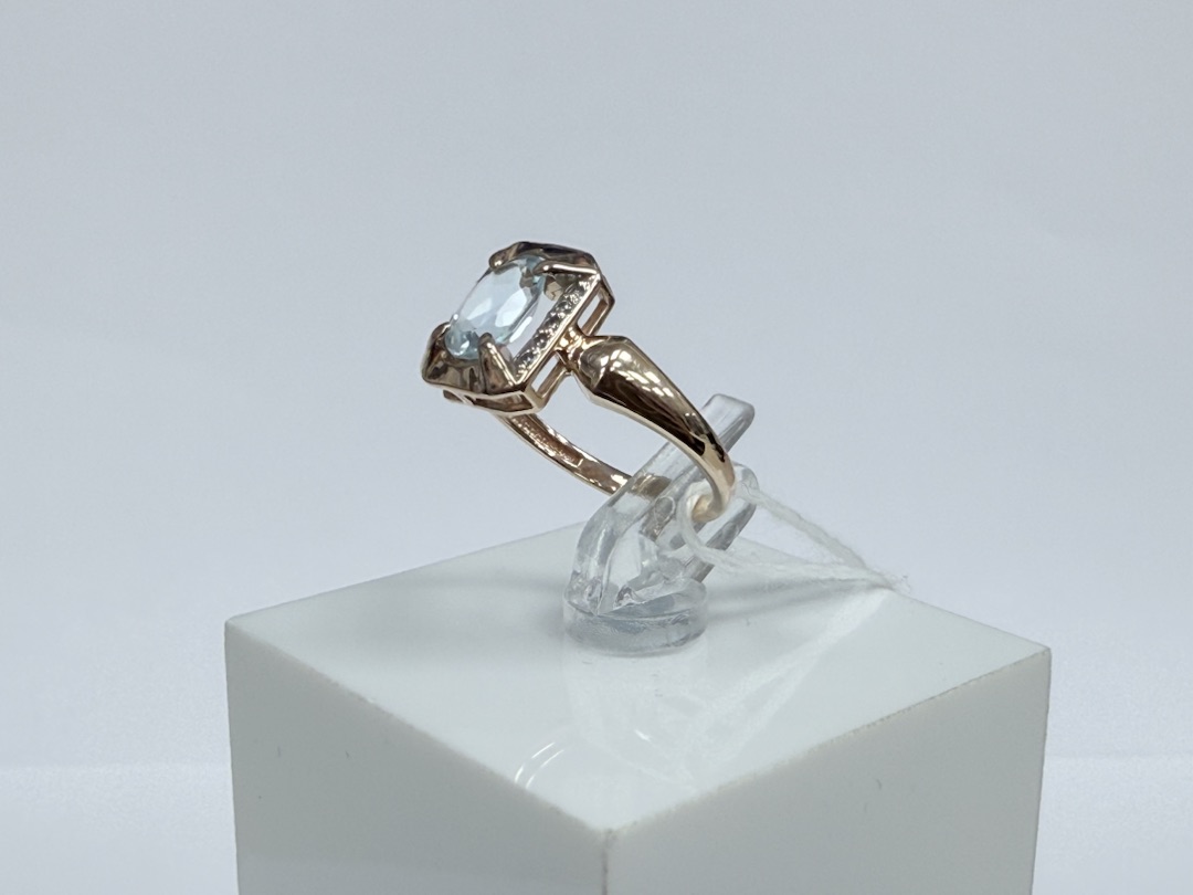 КОЛКМИ585 КОЛЬЦО С КАМНЯМИ (Au 585)
