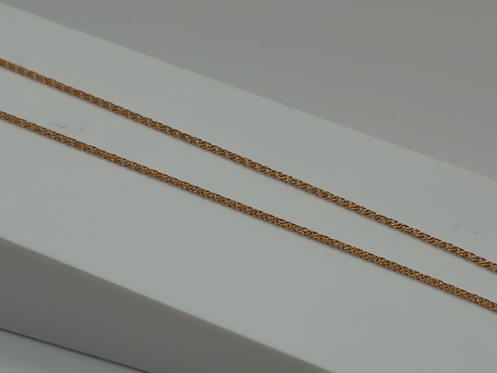 ЦЕПЬ ПОЛНОВЕСНАЯ Ромб двойной (Au 585)