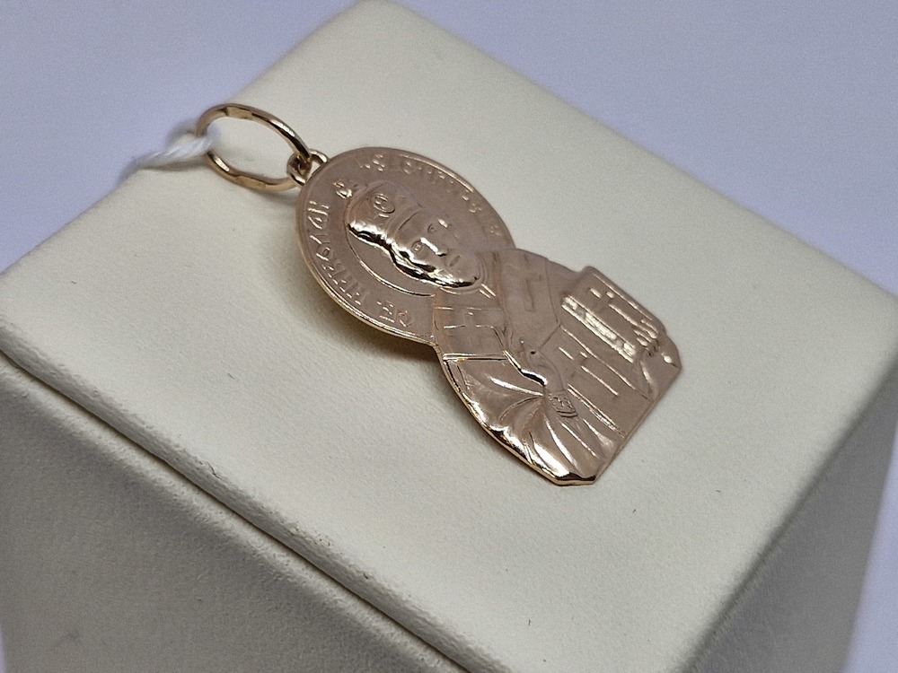 ПОДИБК585 ПОДВЕСКА ИКОНА БЕЗ КАМНЯ (Au 585)