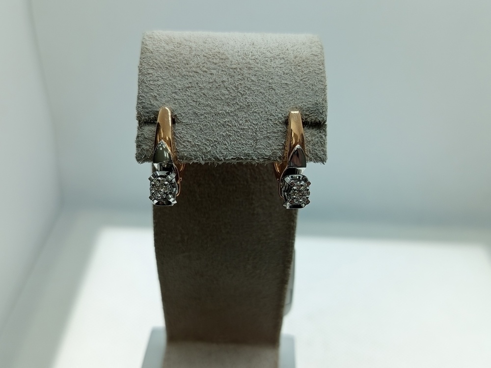 СЕРЬГИ БРИЛЛИАНТ (Au 585)