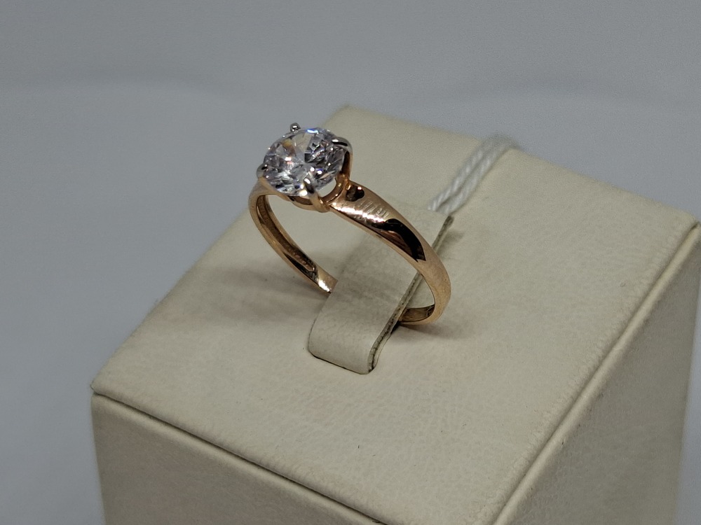 КОЛЬЦО С КАМНЕМ (Au 585)