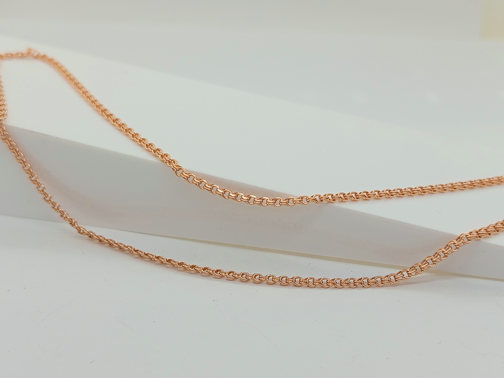 ЦЕПЬ ПУСТОТЕЛАЯ Бисмарк (Au 585)