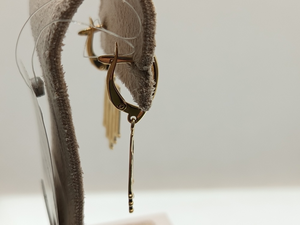 СЕРЬГИ БЕЗ КАМНЯ (Au 585)