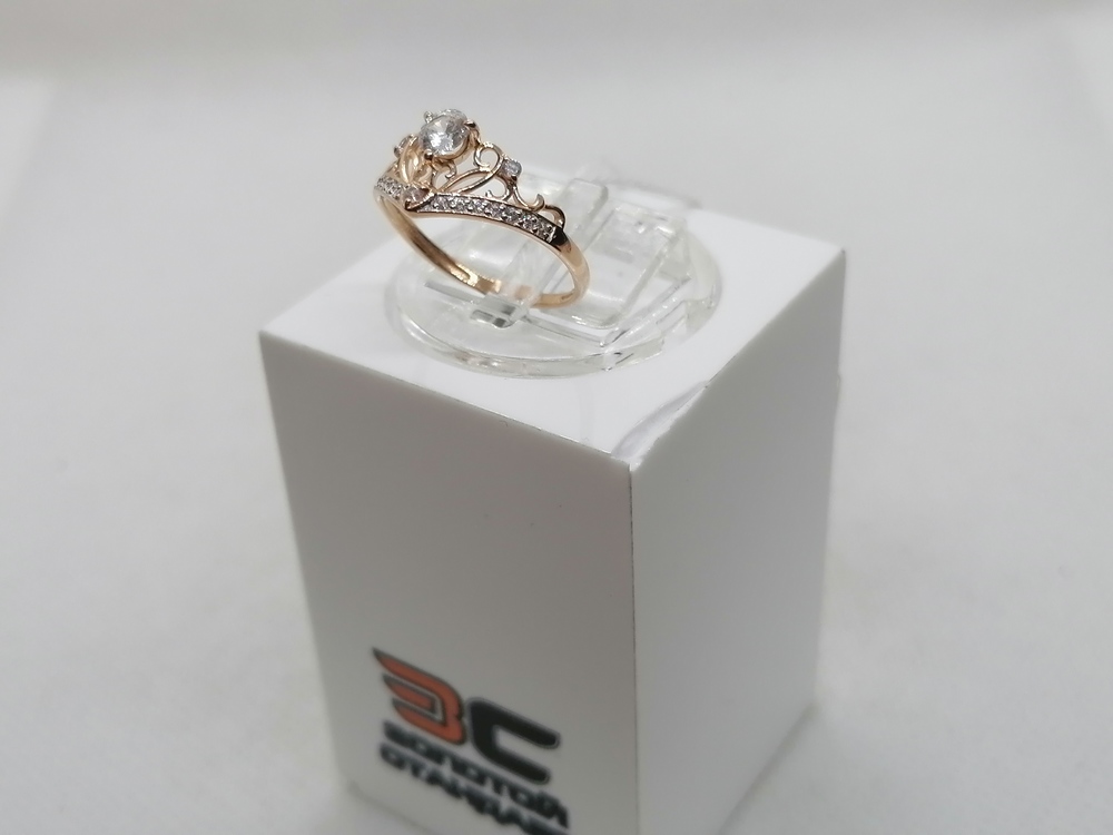КОЛКМИ585 КОЛЬЦО С КАМНЯМИ (Au 585)