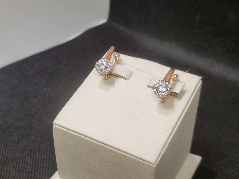 СЕРЬГИ С КАМНЯМИ (Au 585)