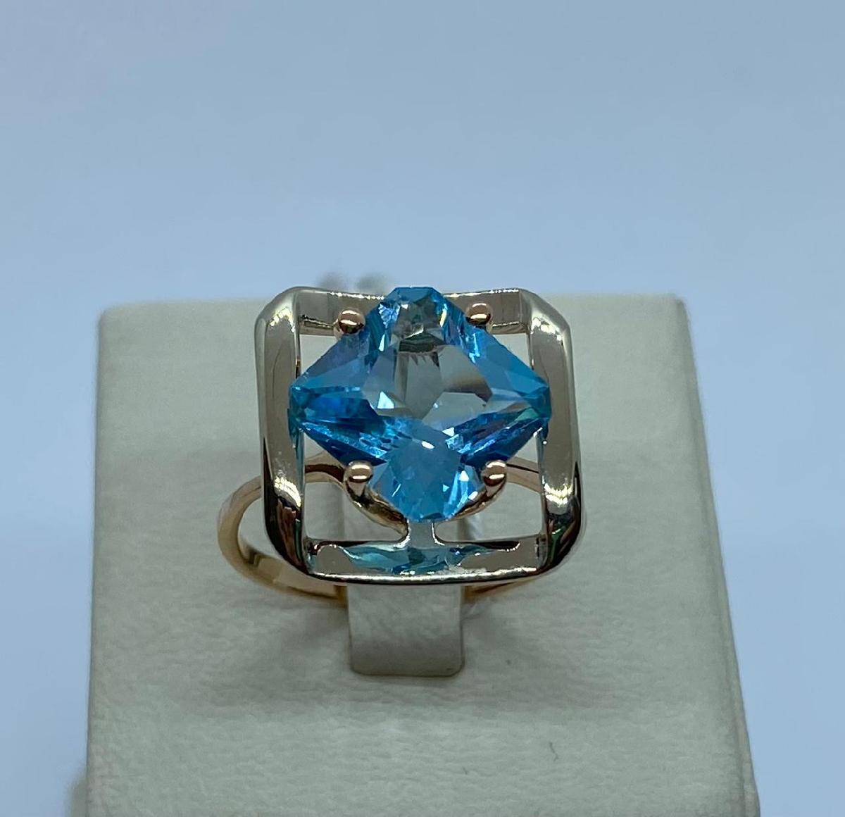 КОЛЬЦО С КАМНЕМ (Au 585)